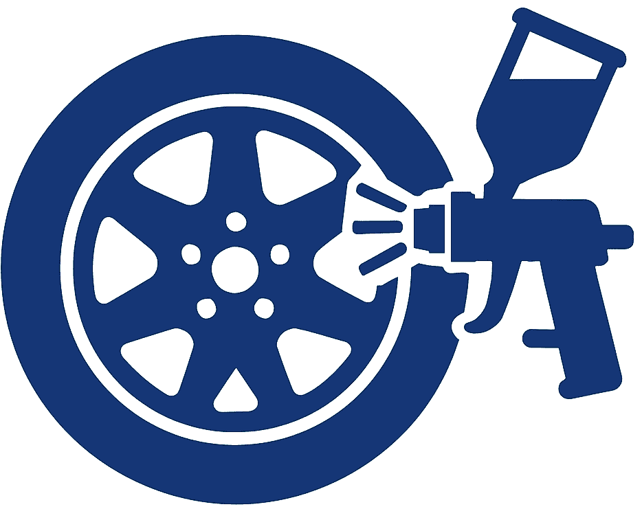 Wheel rim painting,restoration and touch-up
